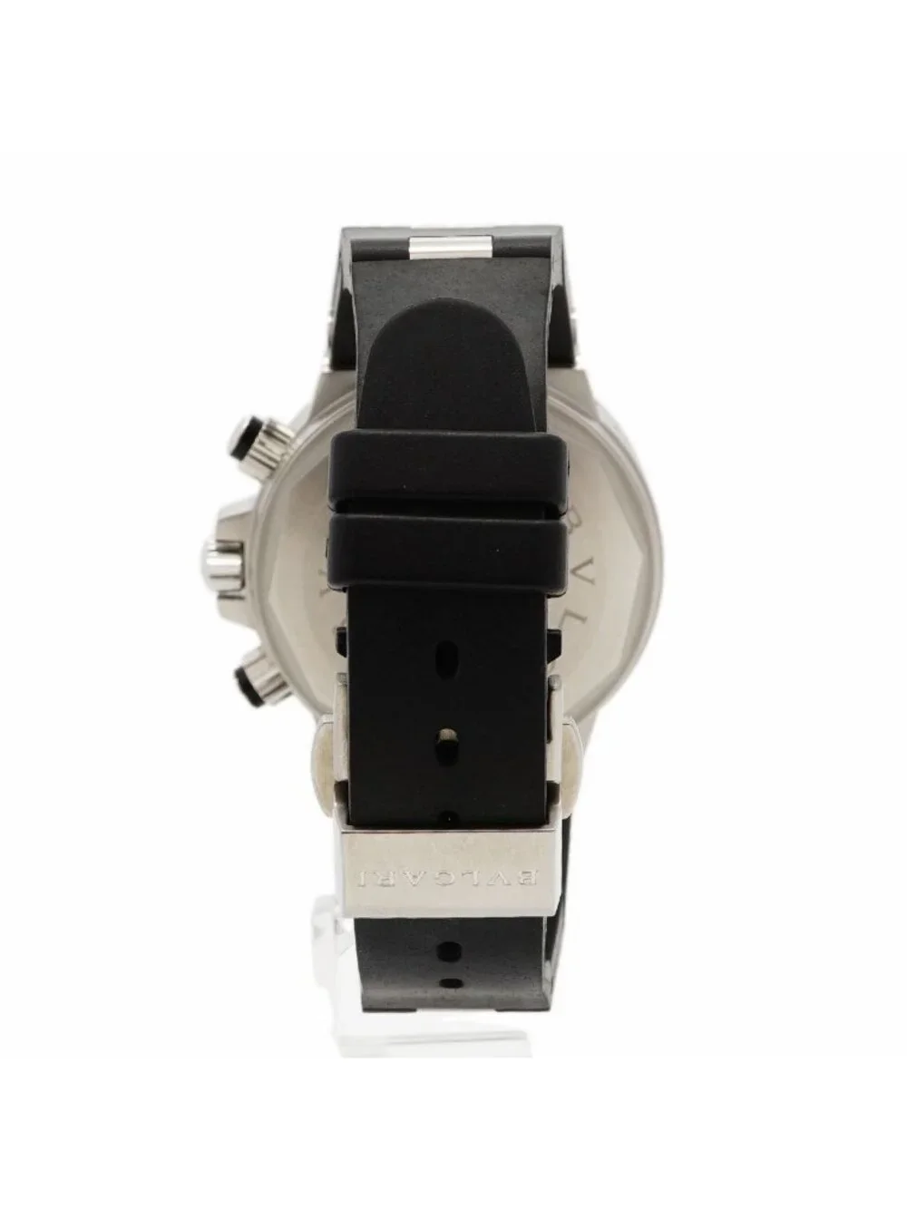 Bvlgari Bulgari Diagono Scuba Flyback Black Dial Watch
